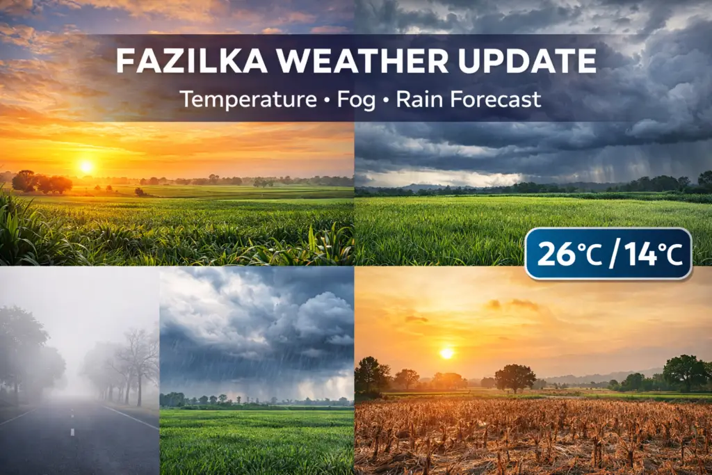 Fazilka Weather today